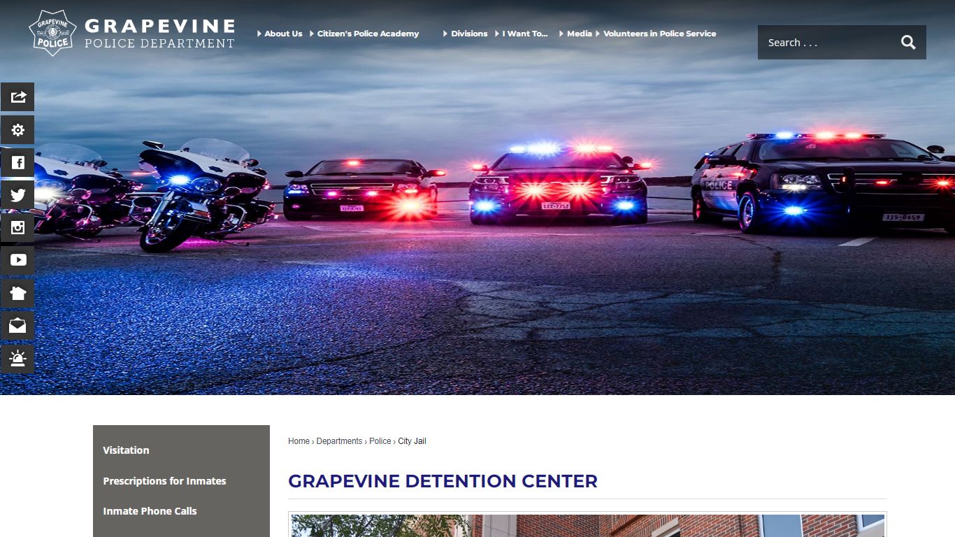 GRAPEVINE DETENTION CENTER | Grapevine, TX - Official Website